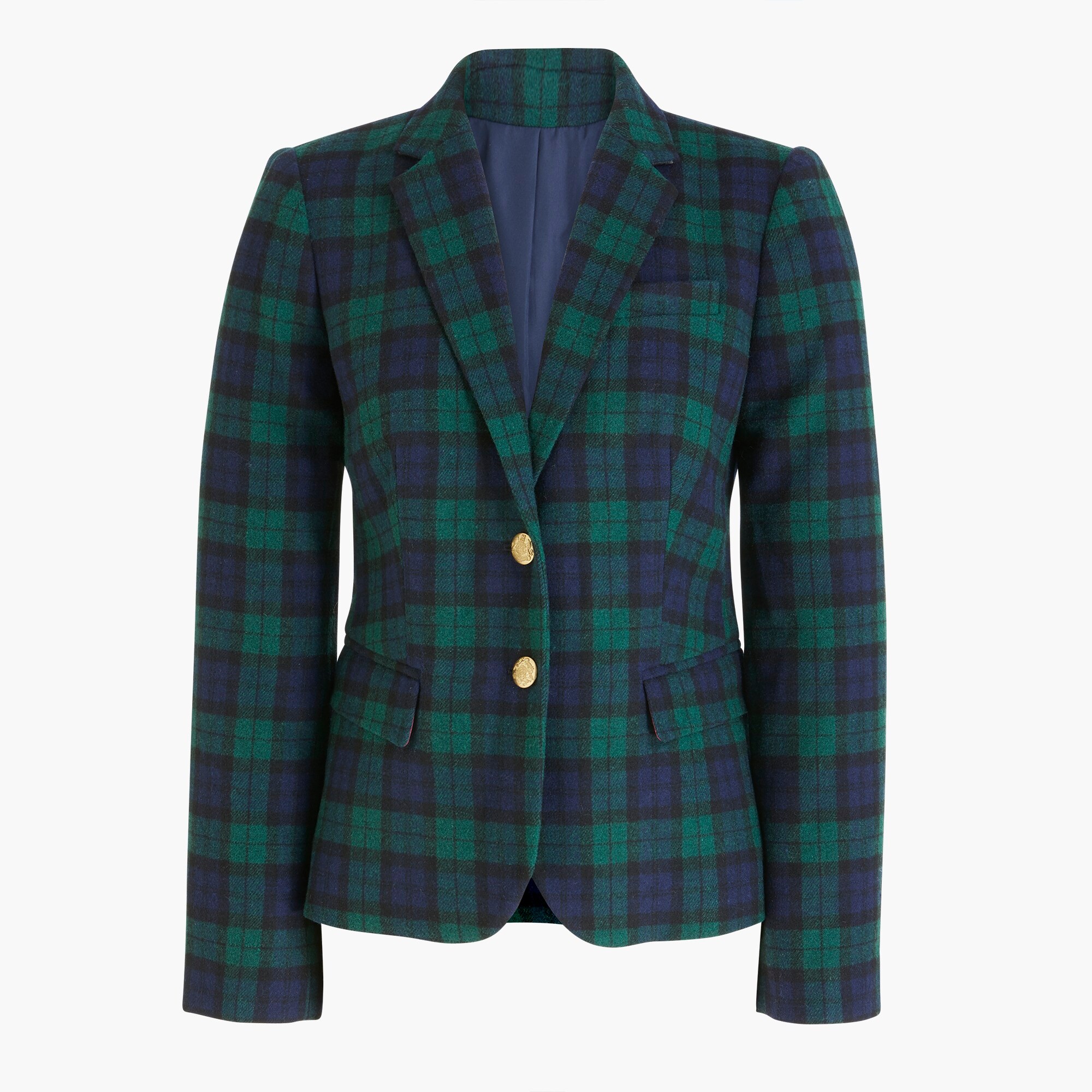 patterned schoolboy blazer for women