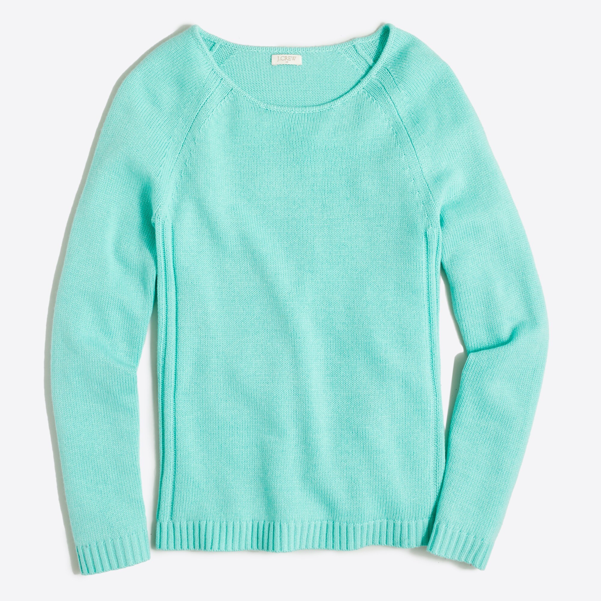 Raglan scoopneck sweater