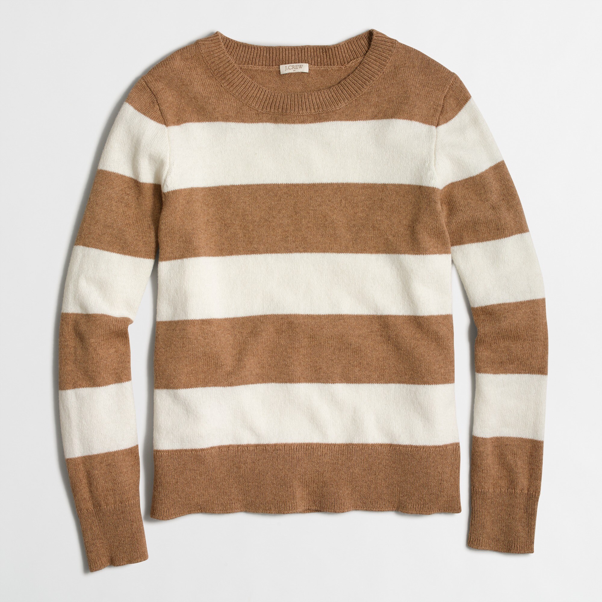  Wide-stripe sweater
