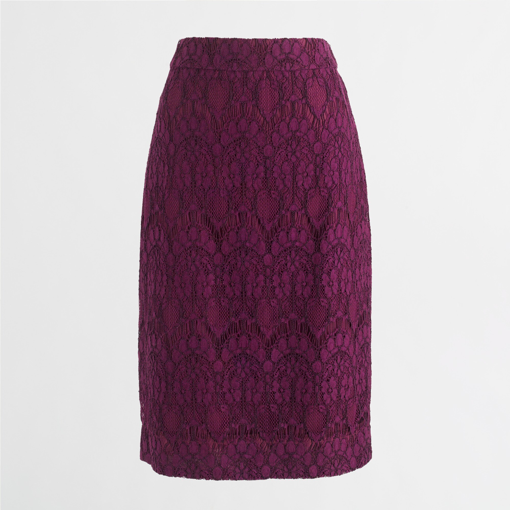 Lace pencil skirt