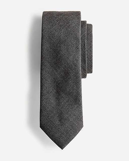 mens American wool tie in black