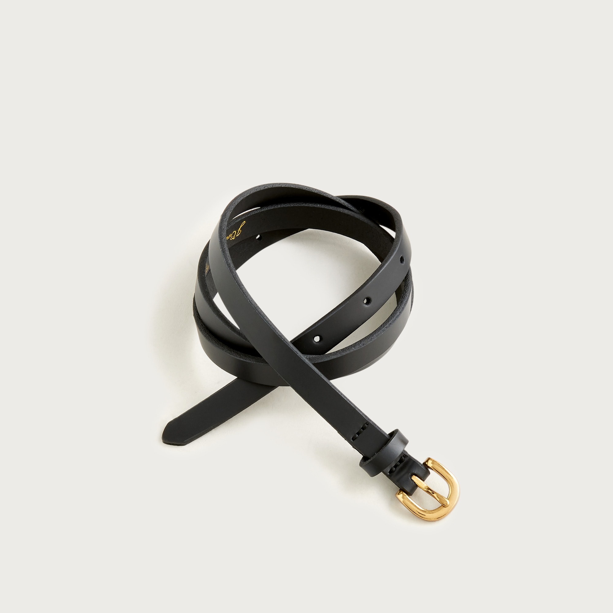 Skinny Italian Leather Belt For Women | J.Crew