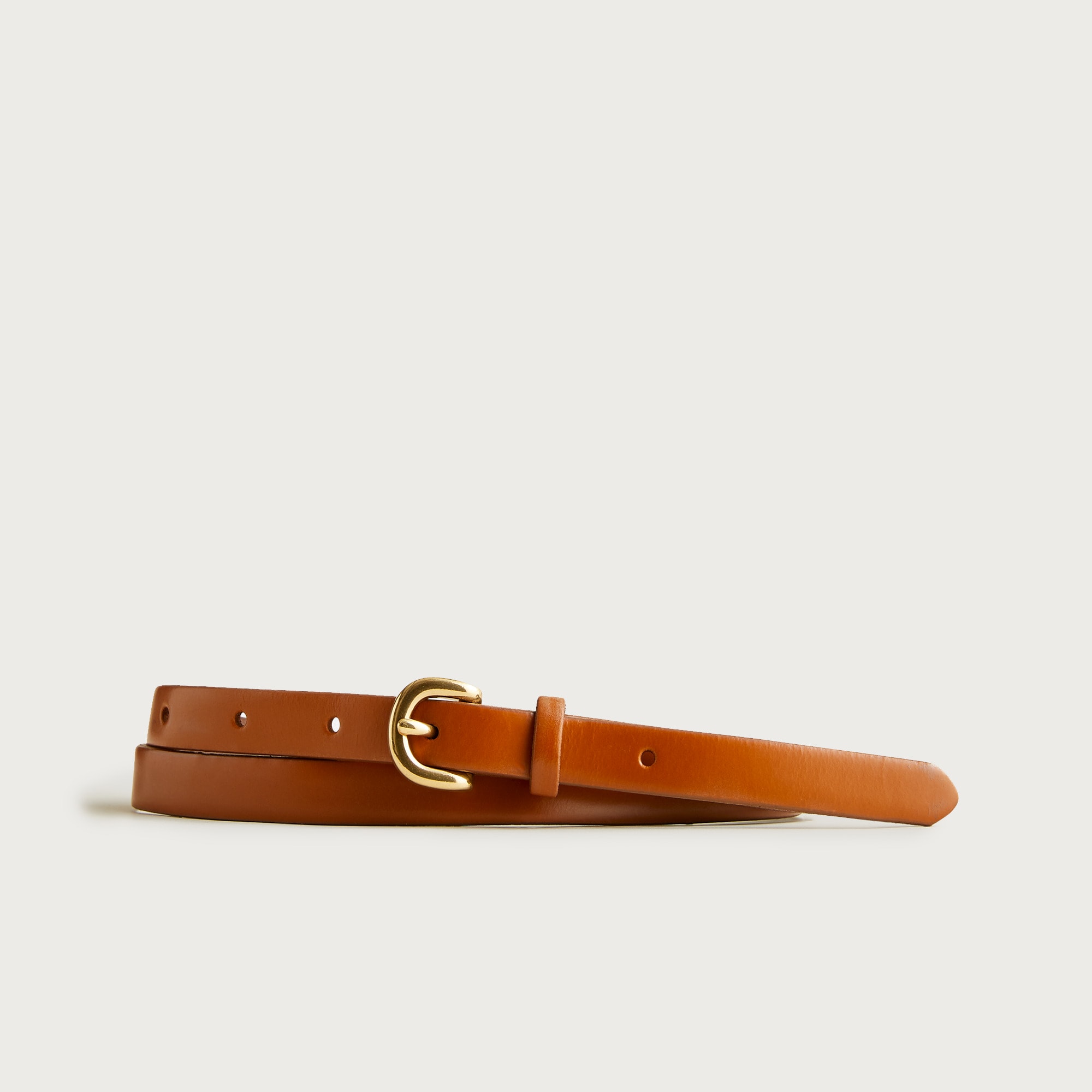  Skinny Italian leather belt