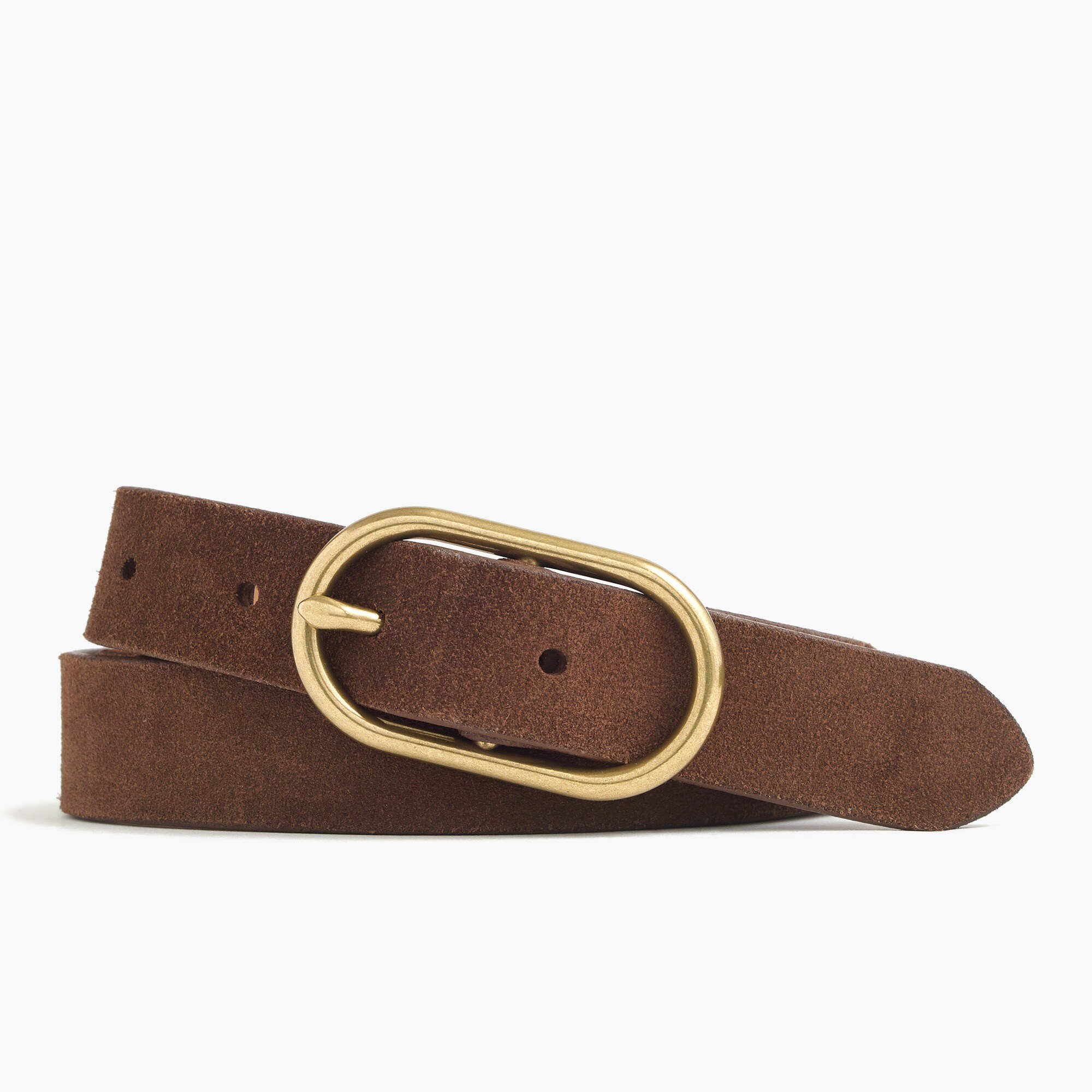 Suede belt