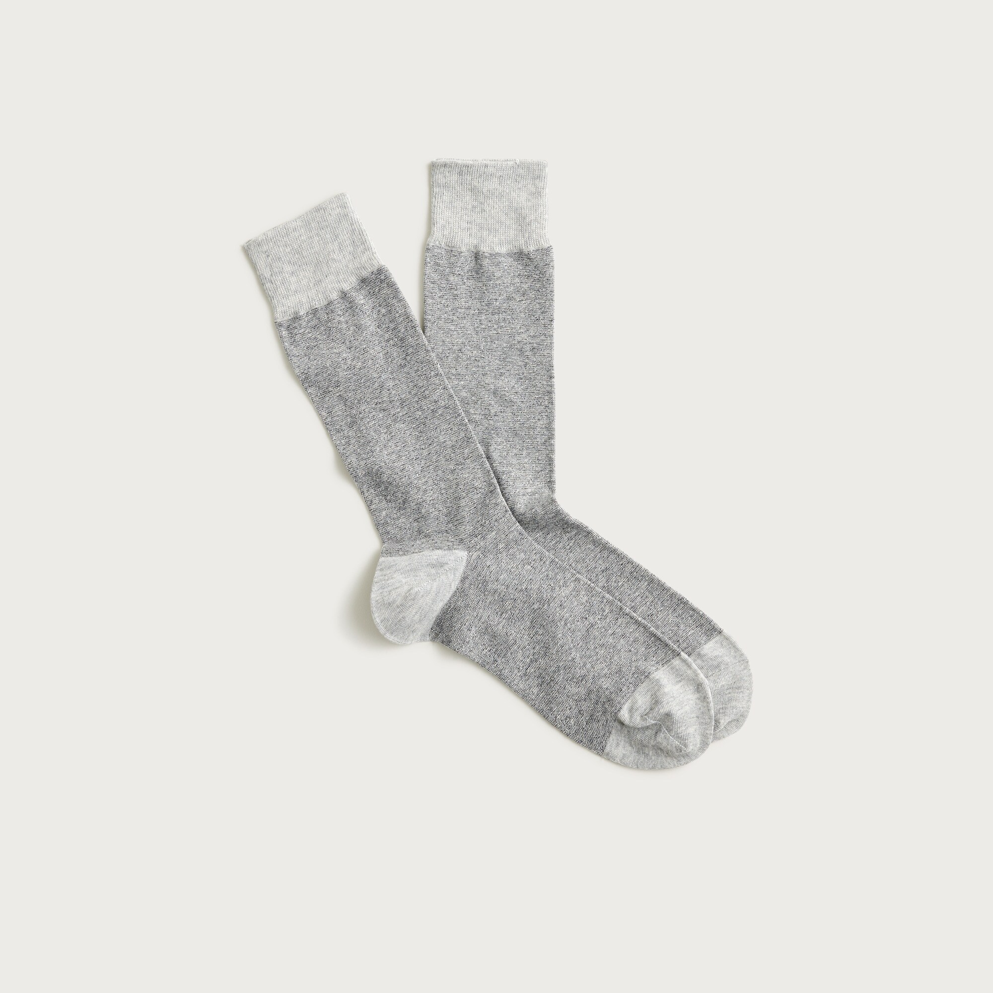 Striped microdot socks