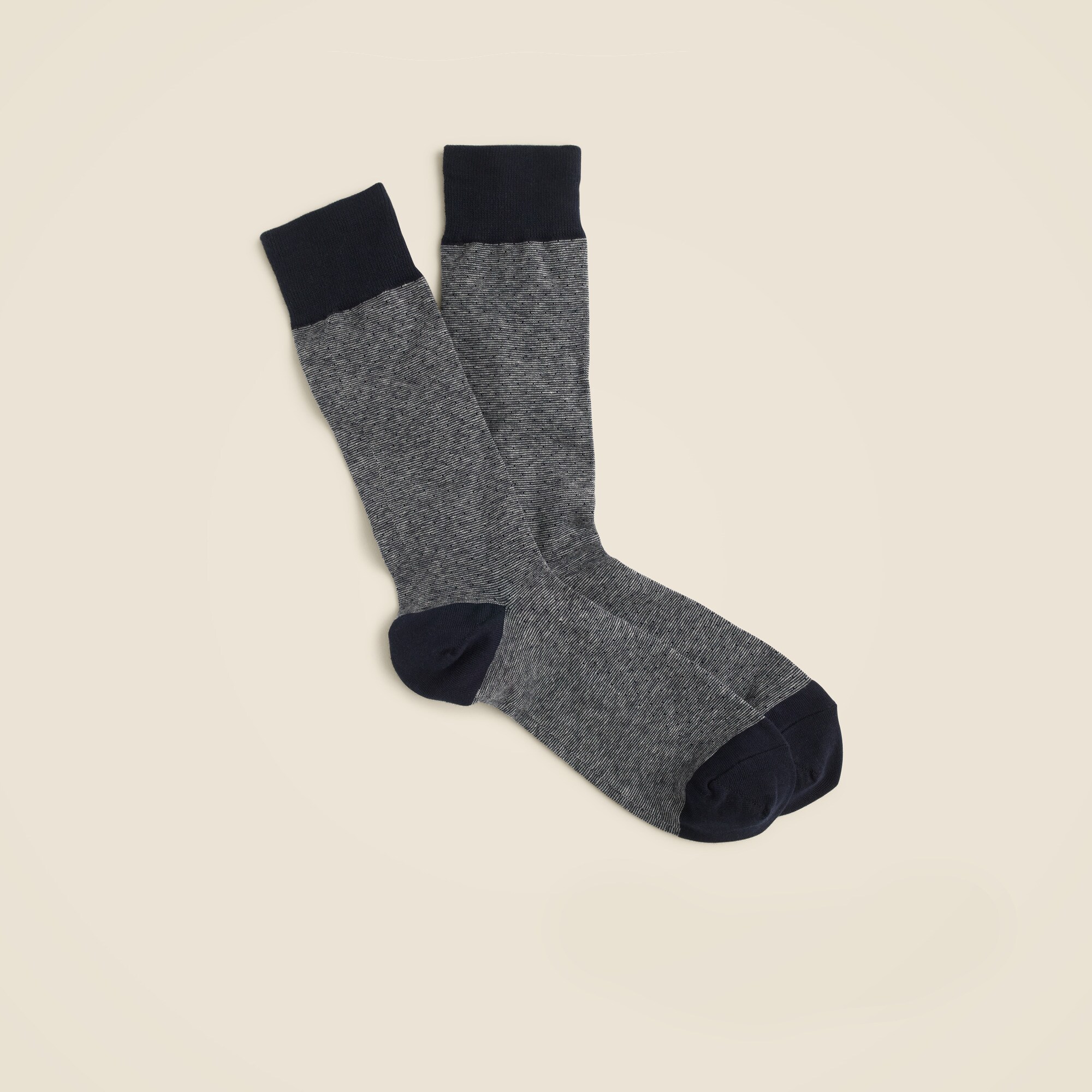 mens Striped microdot socks