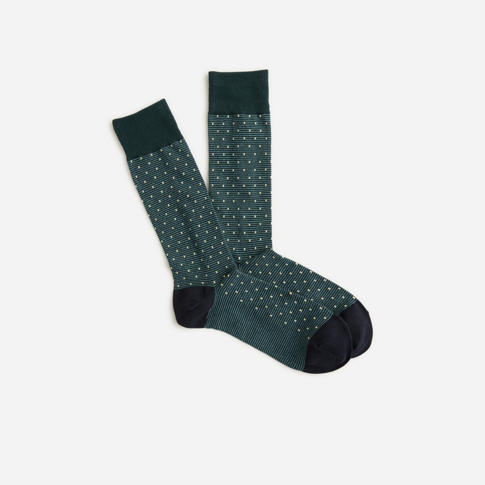 Striped Microdot Socks For Men | J.Crew