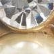 Crystal and pearl sunrise stud earrings CRYSTAL factory: crystal and pearl sunrise stud earrings for women