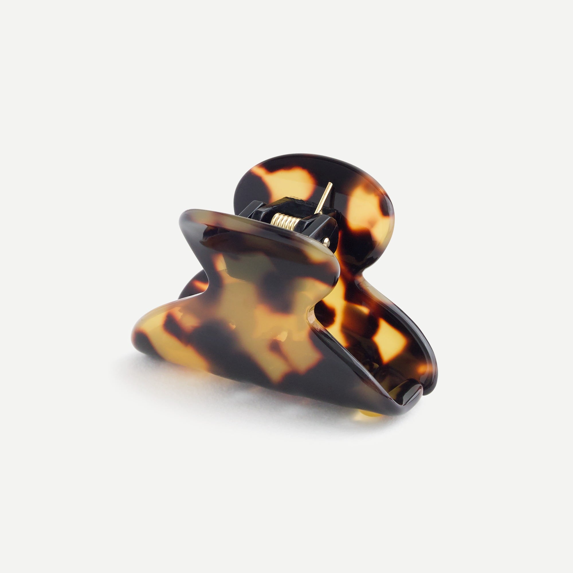 Mini hair clip in Italian tortoise
