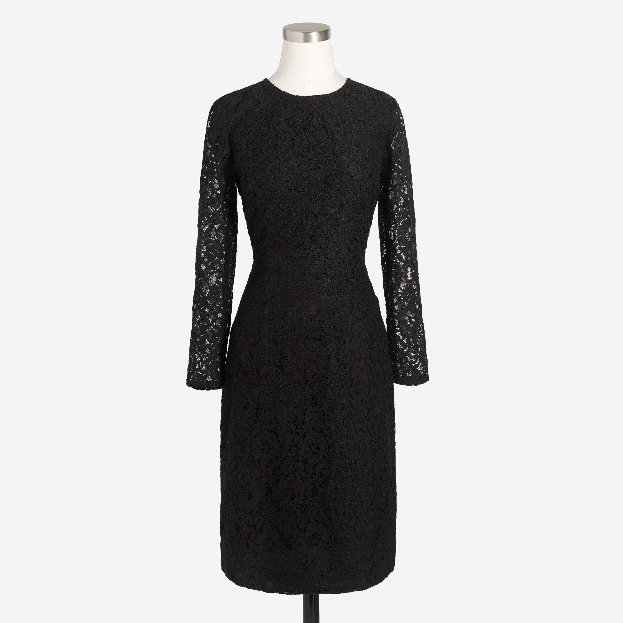 Long-sleeve lace dress