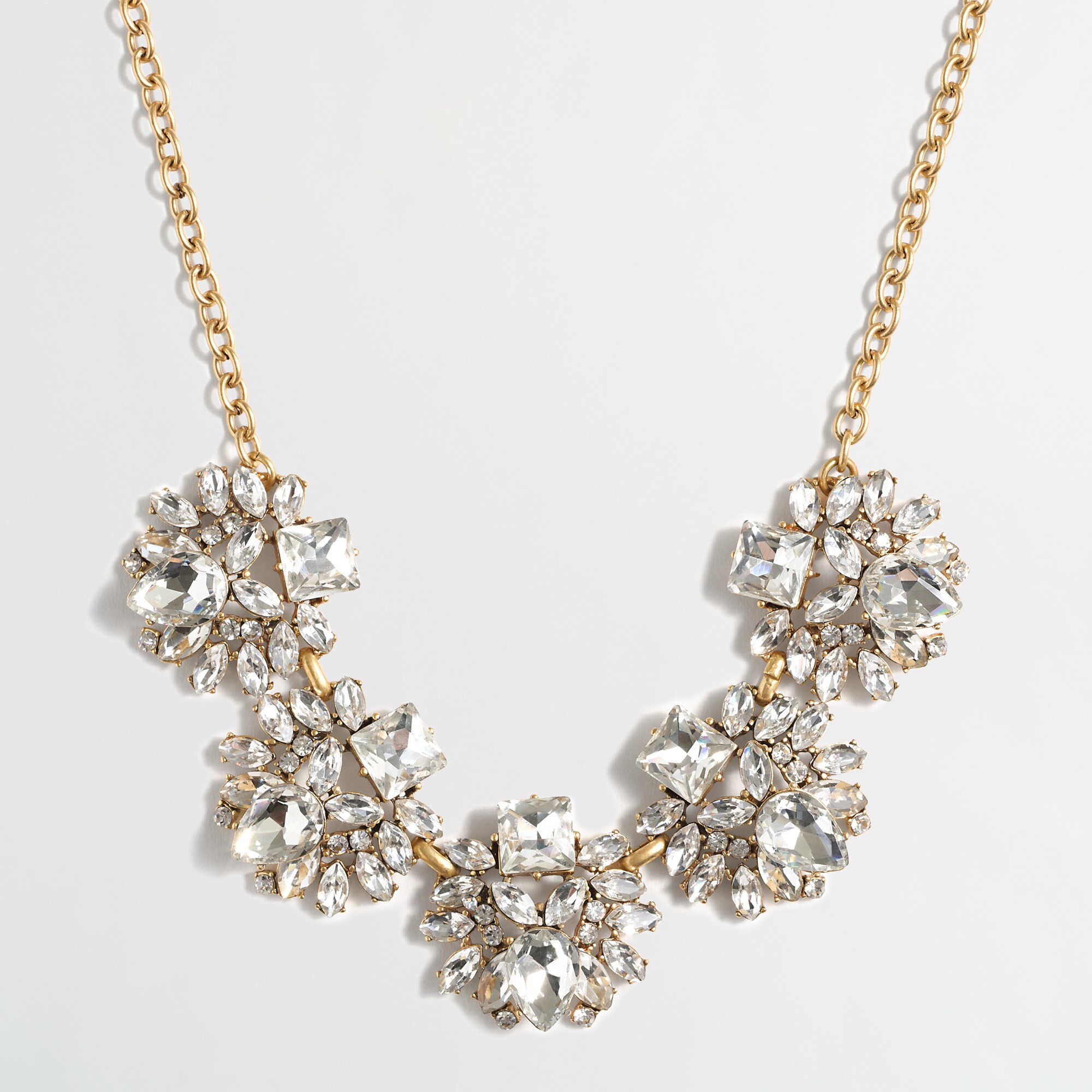 Crystal shapes necklace