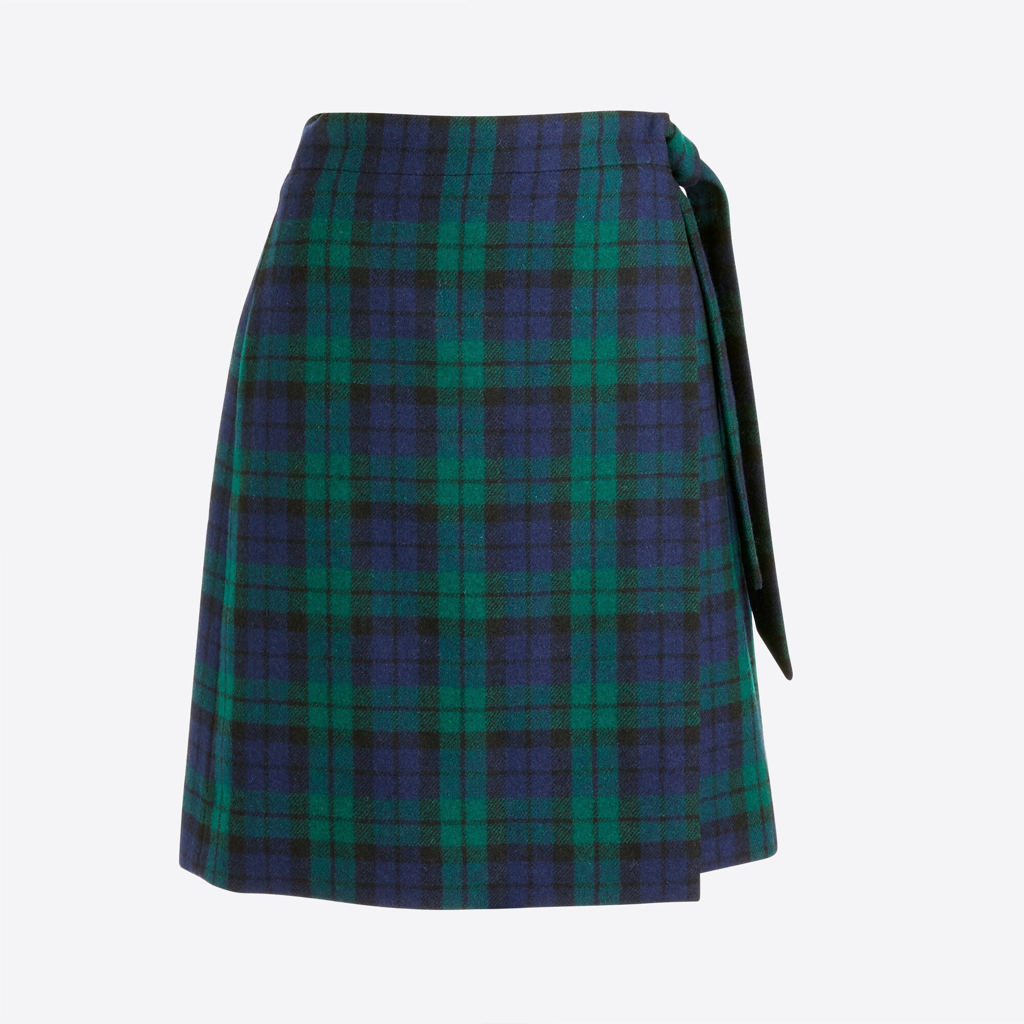 Wool wrap skirt