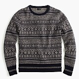 Lambswool Mixed Fair Isle Crewneck Sweater : Men's Sweaters | J.Crew