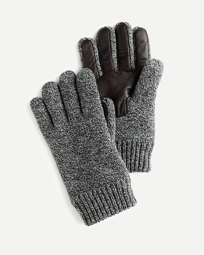 j.crew: wool smartphone gloves for men, right side, view zoomed