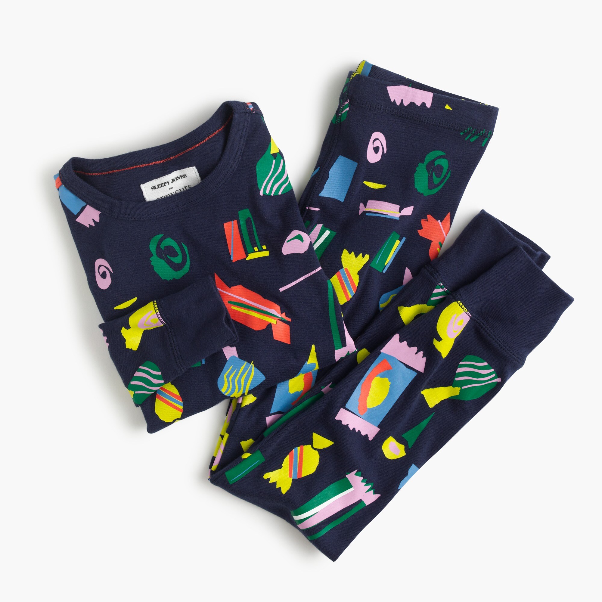 J.Crew Kids' Sleepy Jones® For Crewcuts Candy Pajama Set