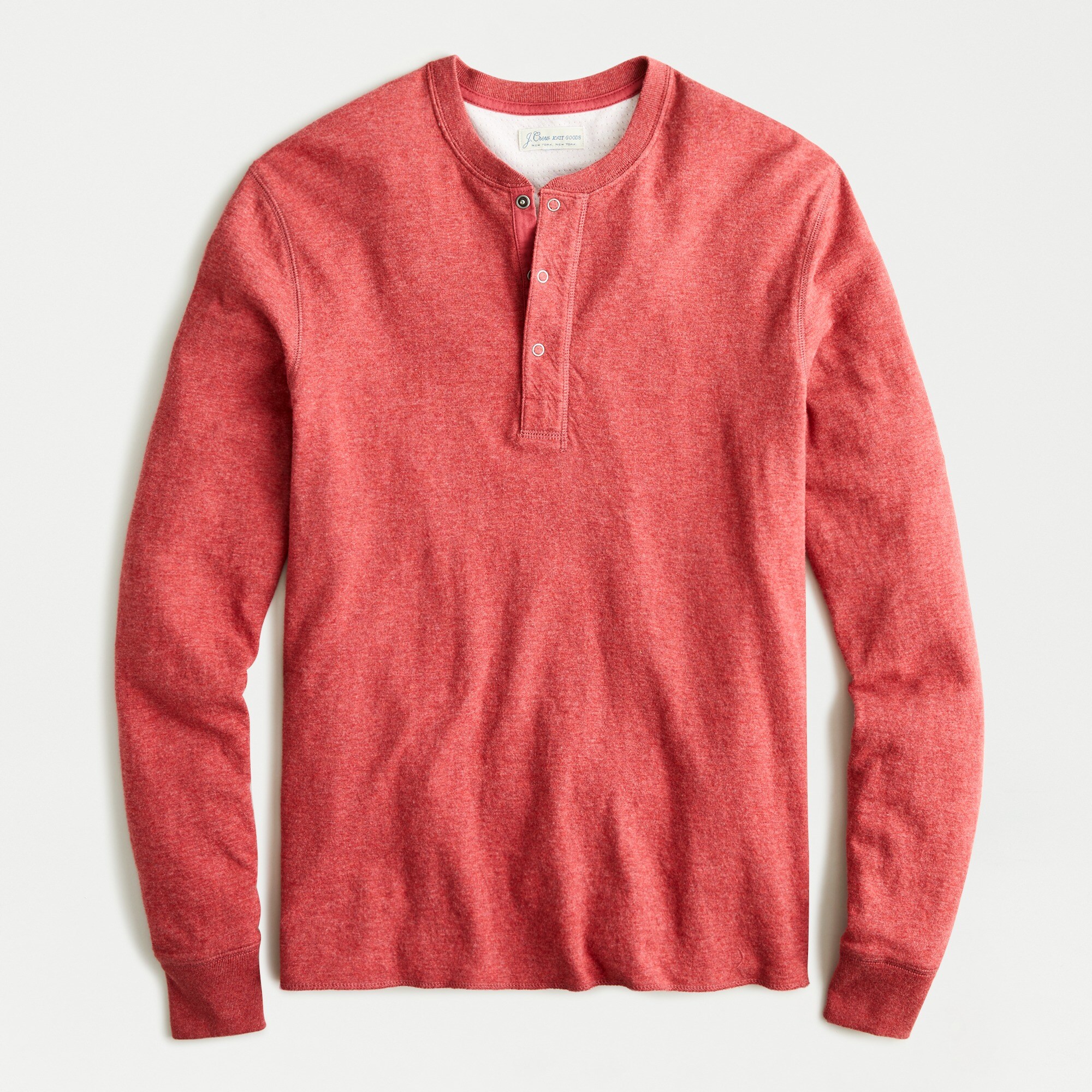 J.Crew: Double-knit Henley For Men