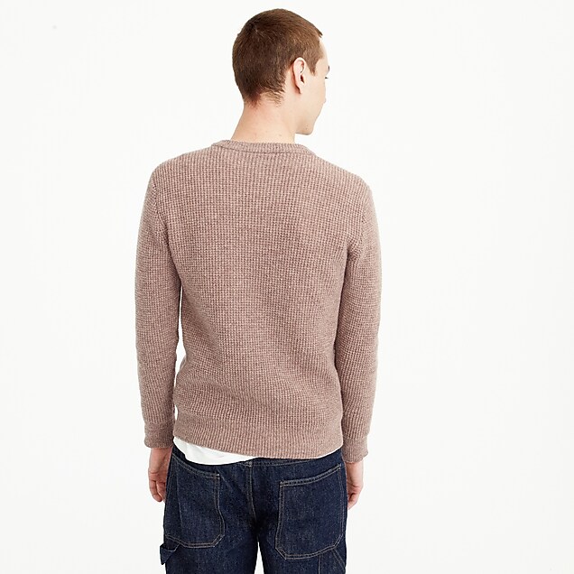 Lambswool Thermal Henley Sweater : Men's Sweaters | J.Crew