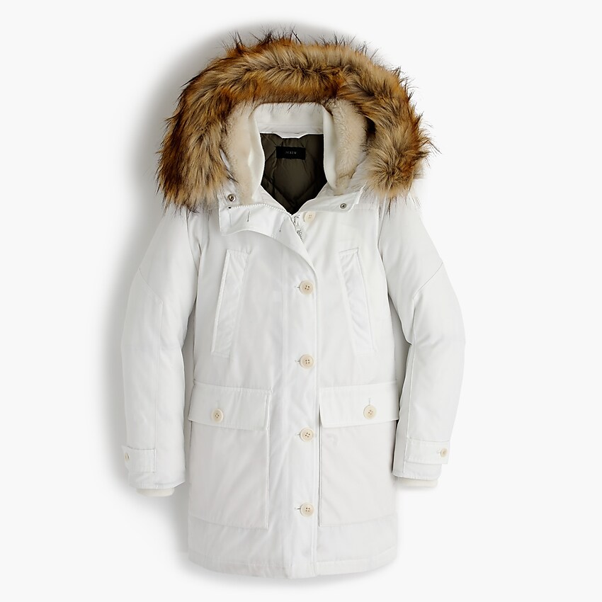 j.crew: nordic parka for women, right side, view zoomed