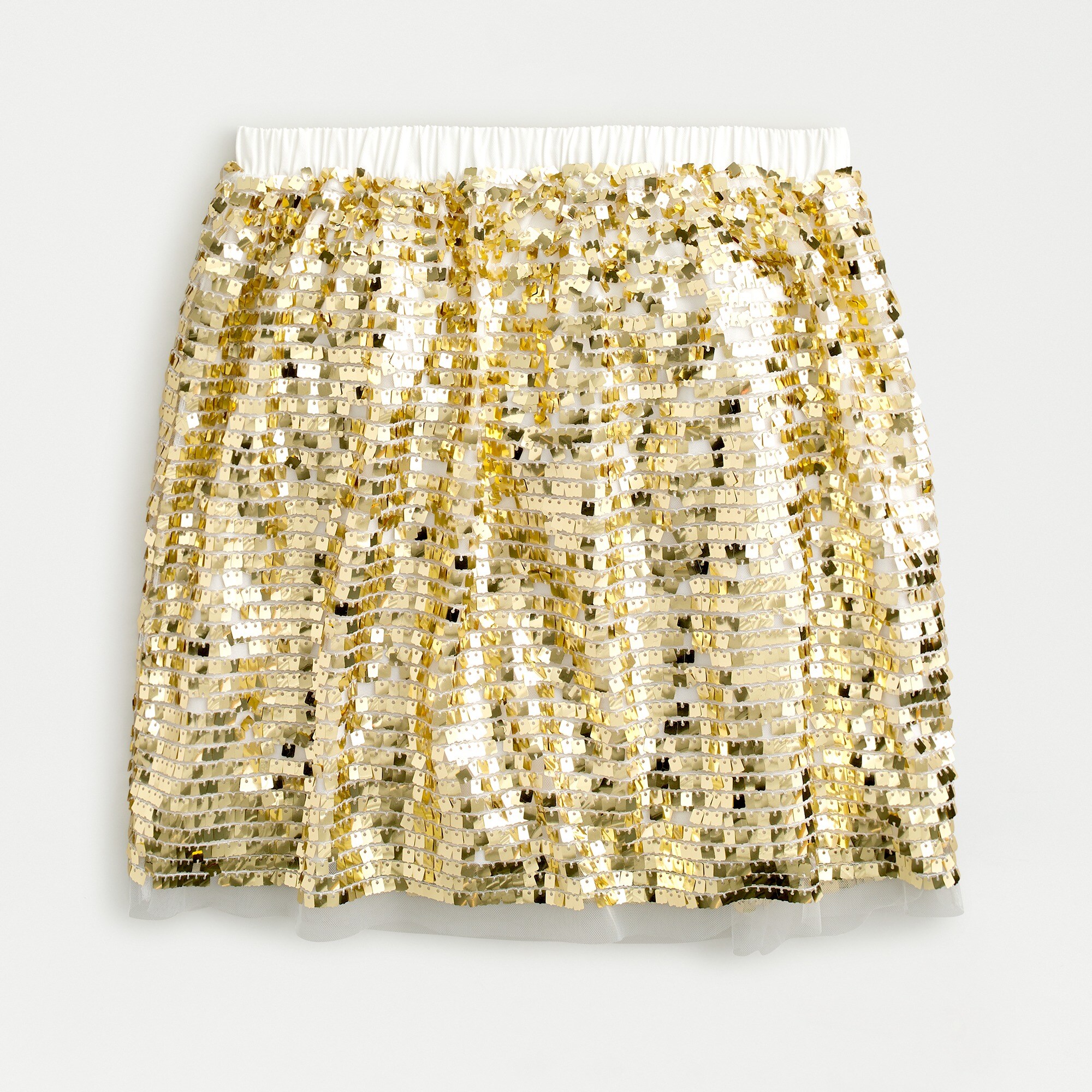 Girls' sequin tulle skirt