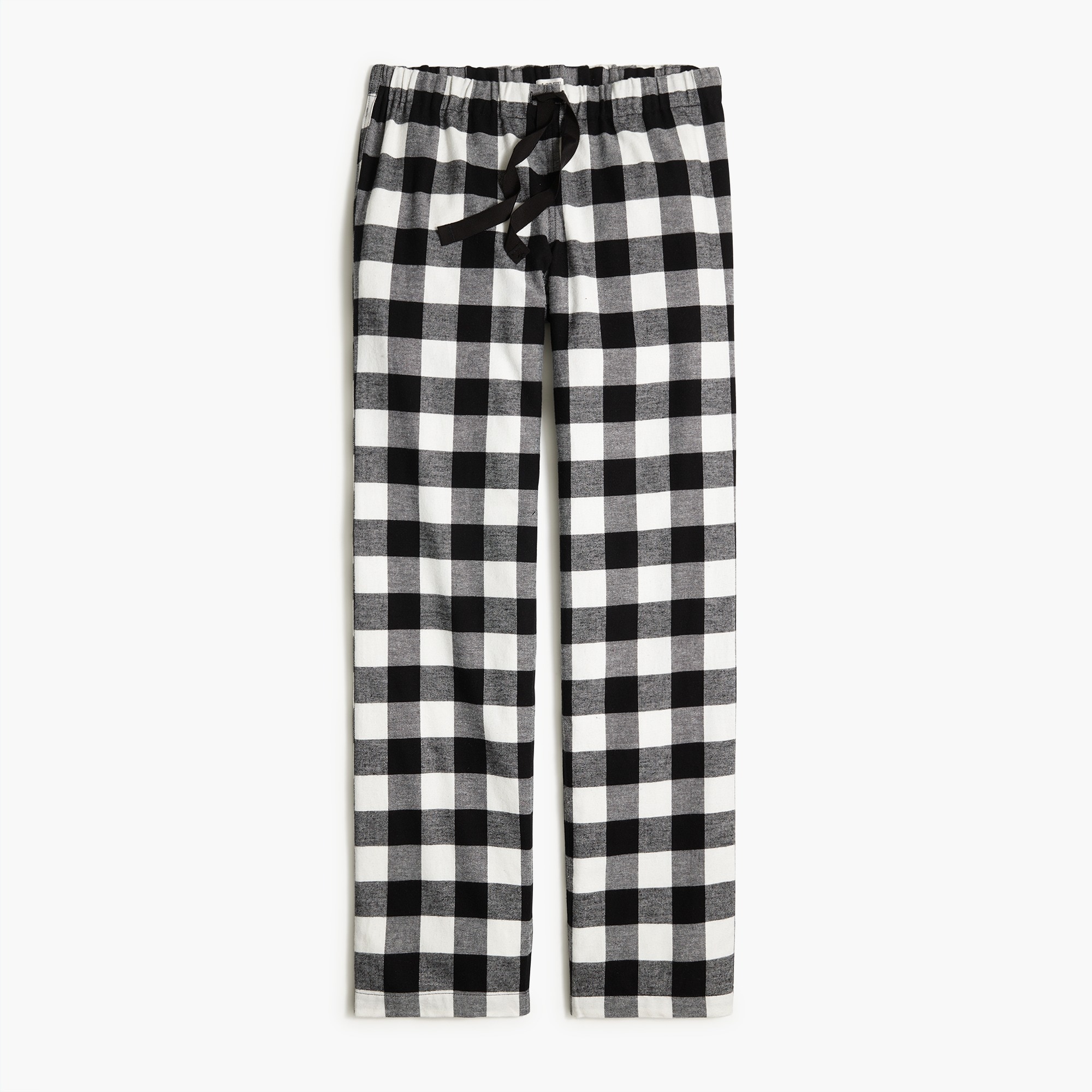 yarn-dyed flannel pajama pant for women
