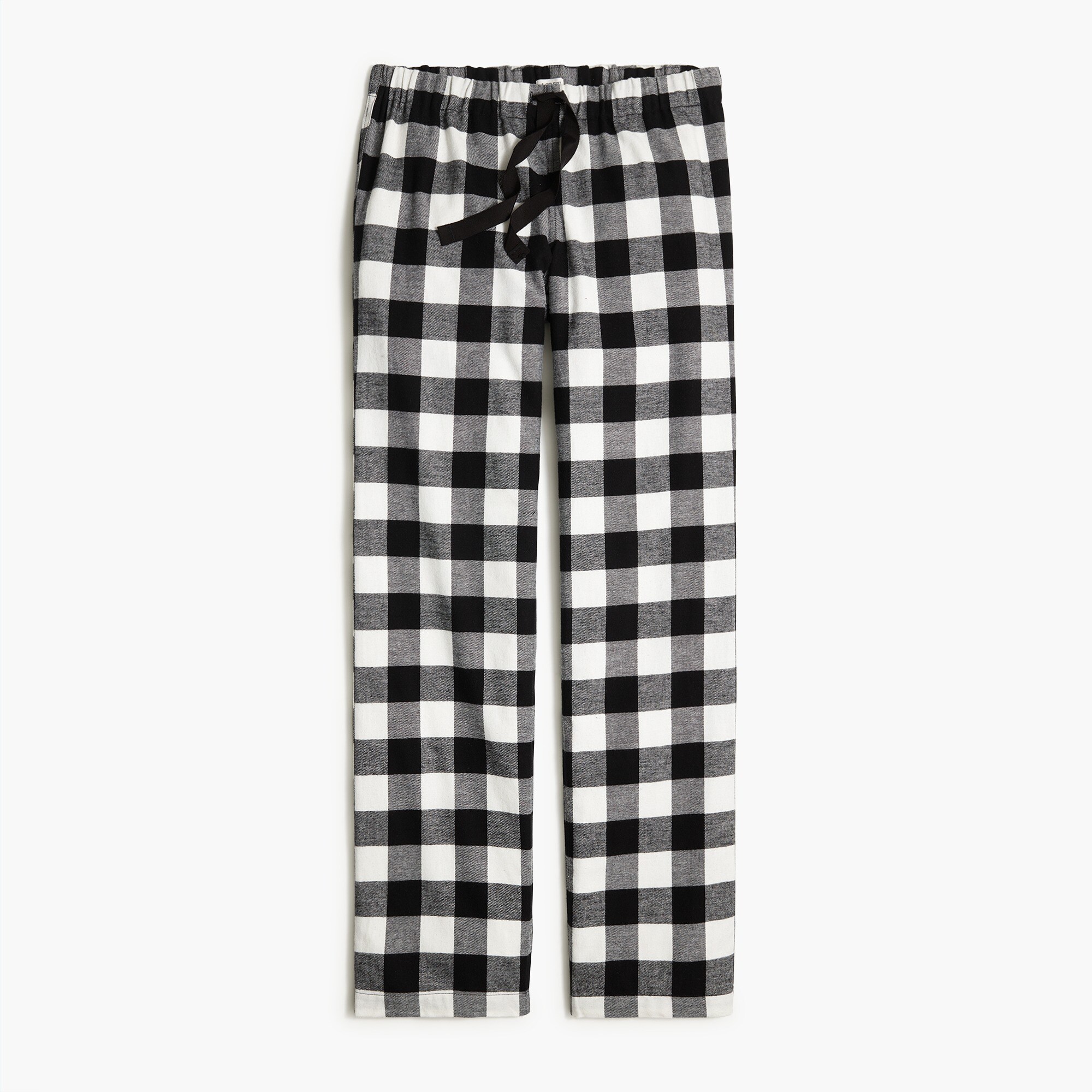 yarn-dyed flannel pajama pant for women