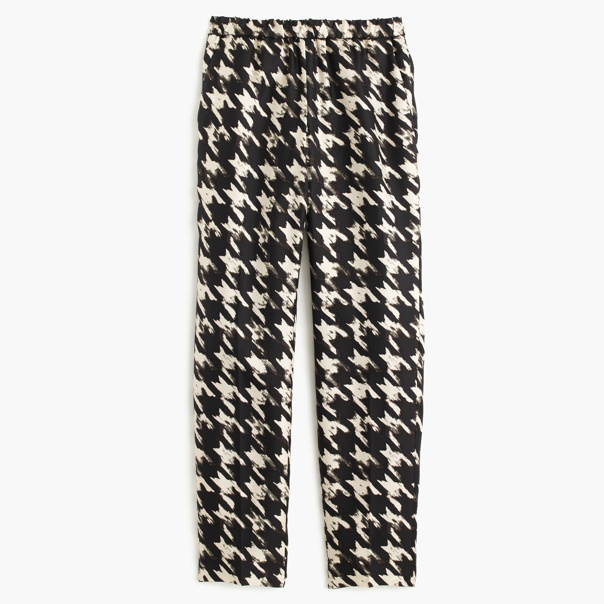 Silk twill pant in wolfstooth
