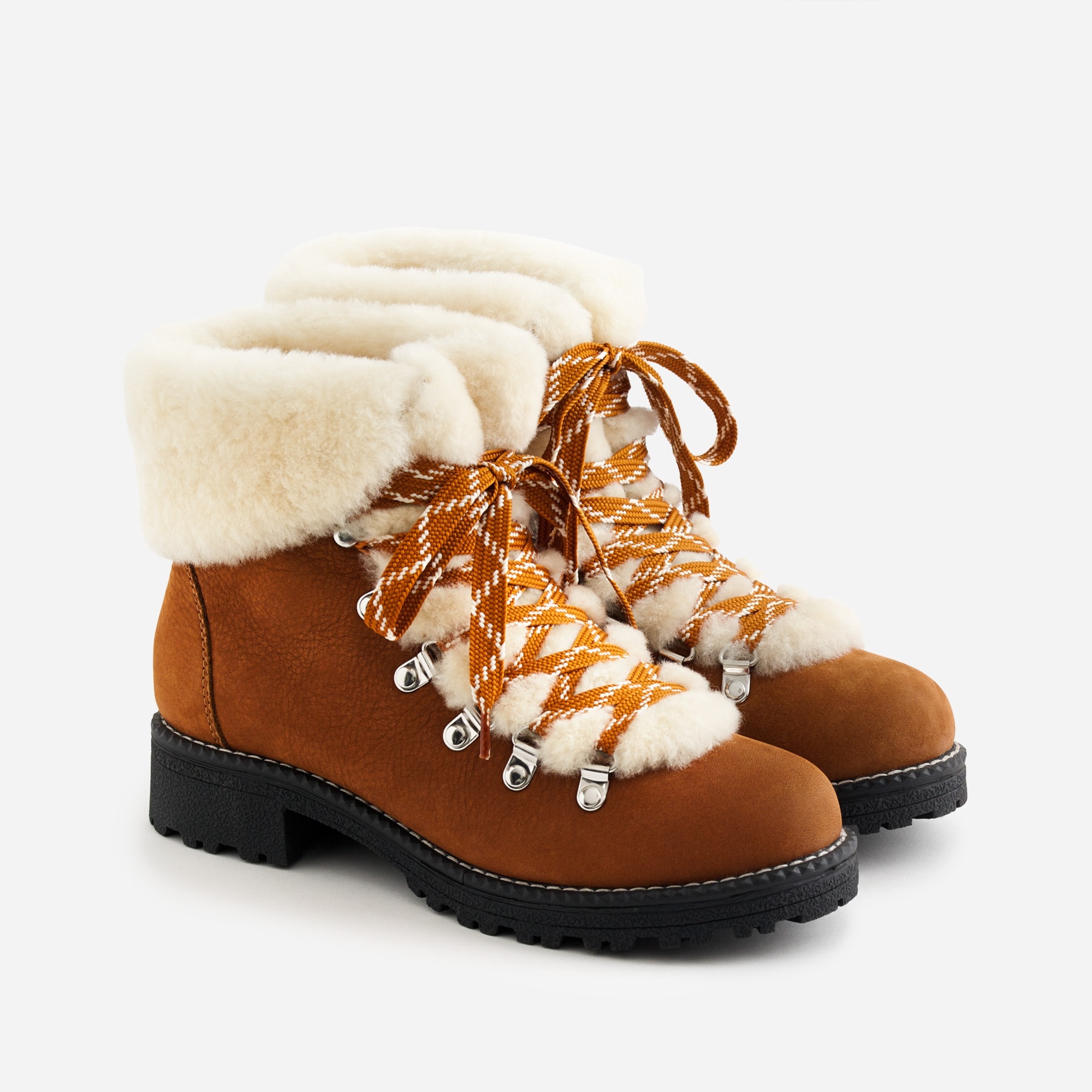 sheepskin hiking boots