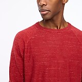 Tall raglan budded crewneck sweater