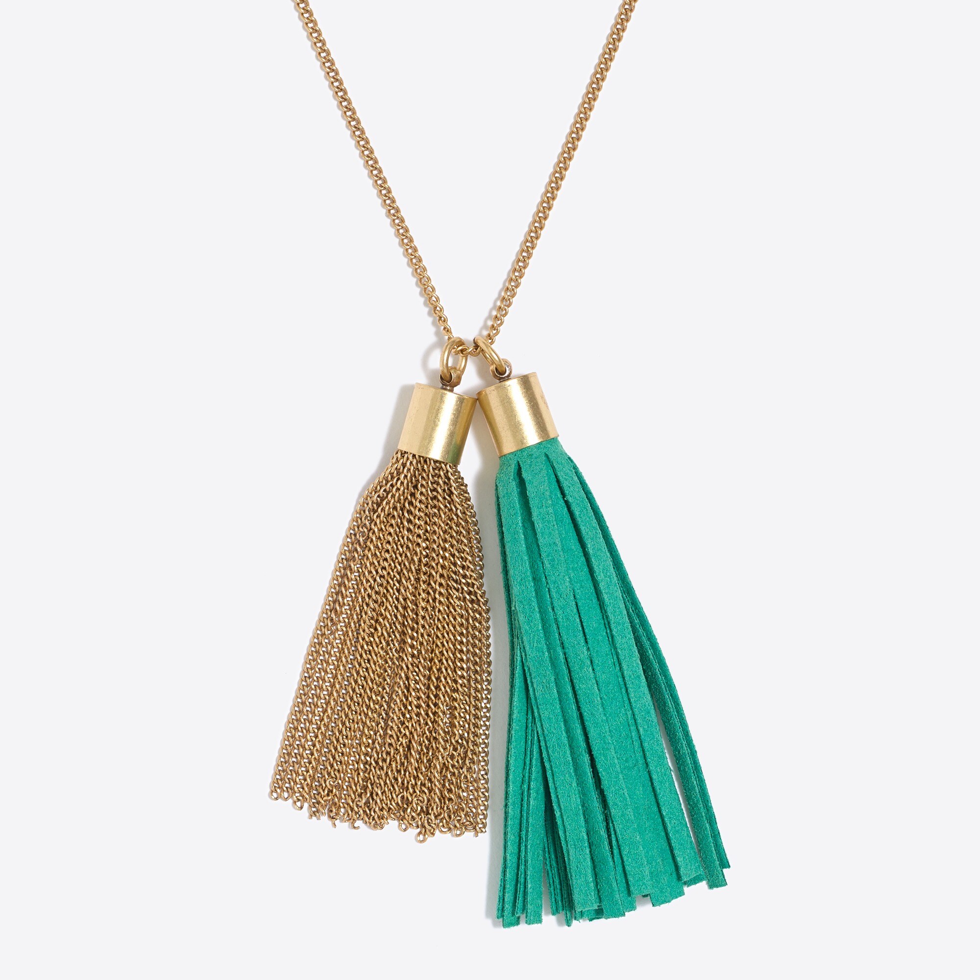 Multi-tassel pendant necklace