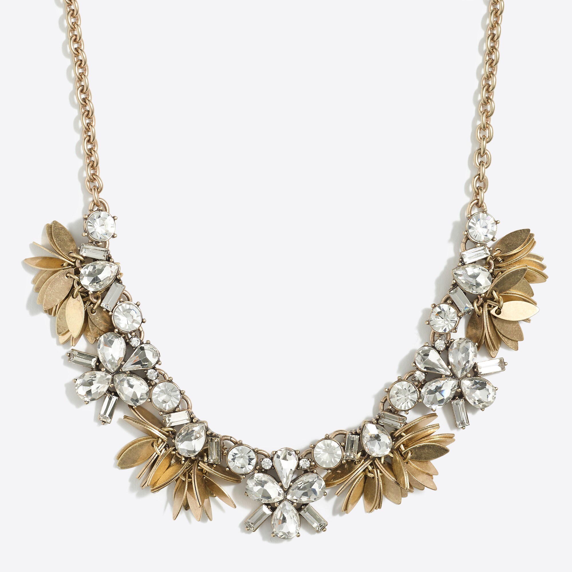 Crystal bouquet necklace