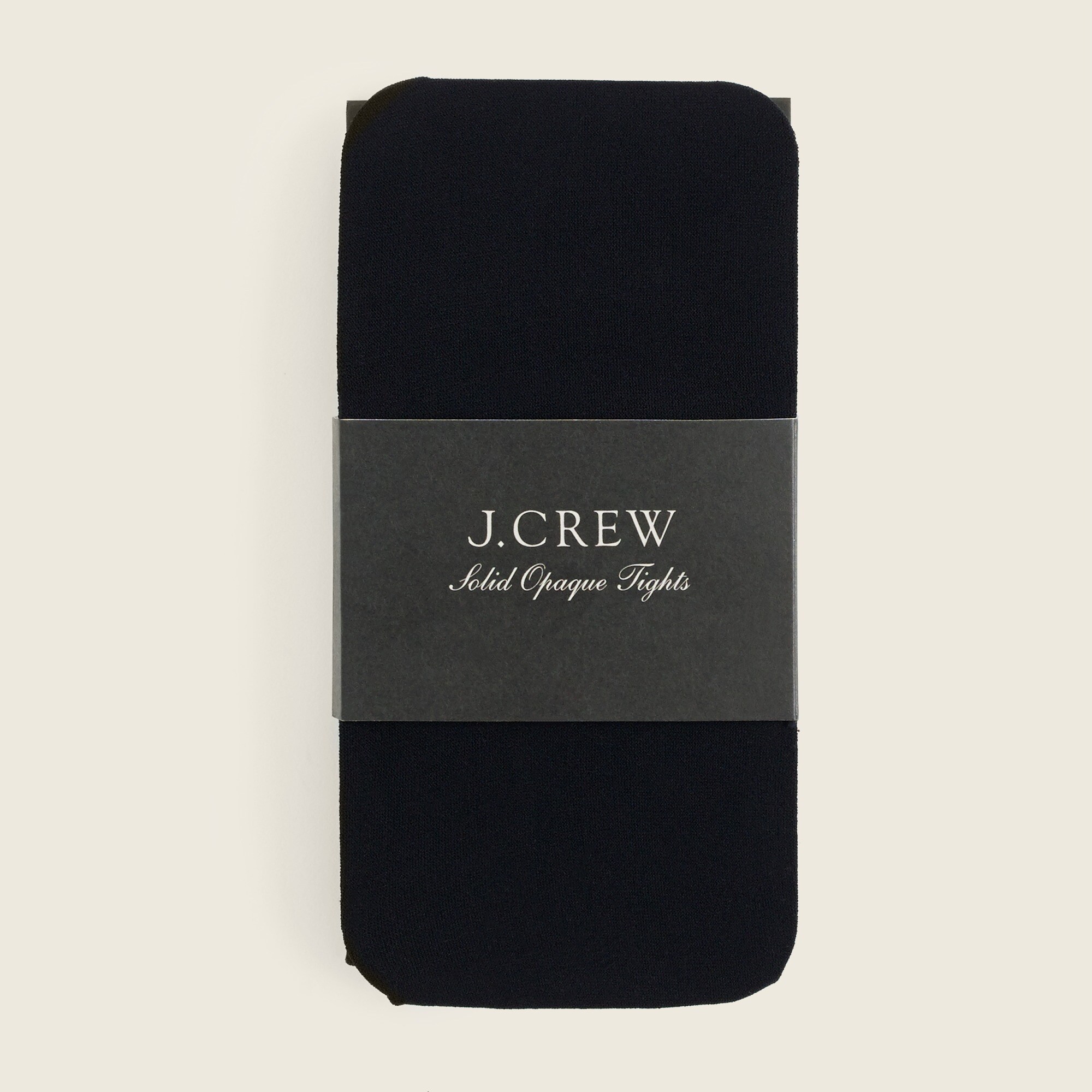 j.crew: solid opaque tights for women, right side, view zoomed
