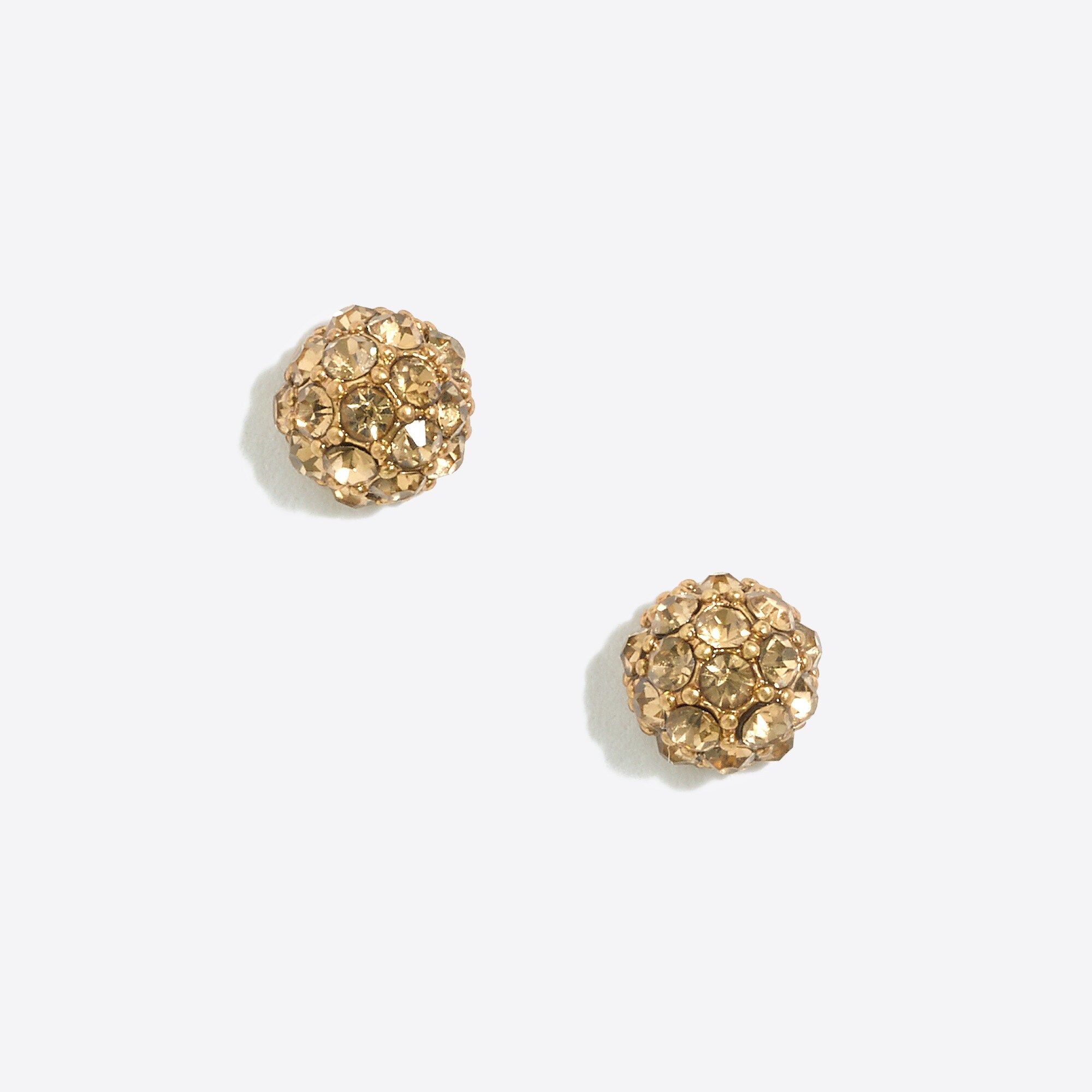 Pavé stud earrings