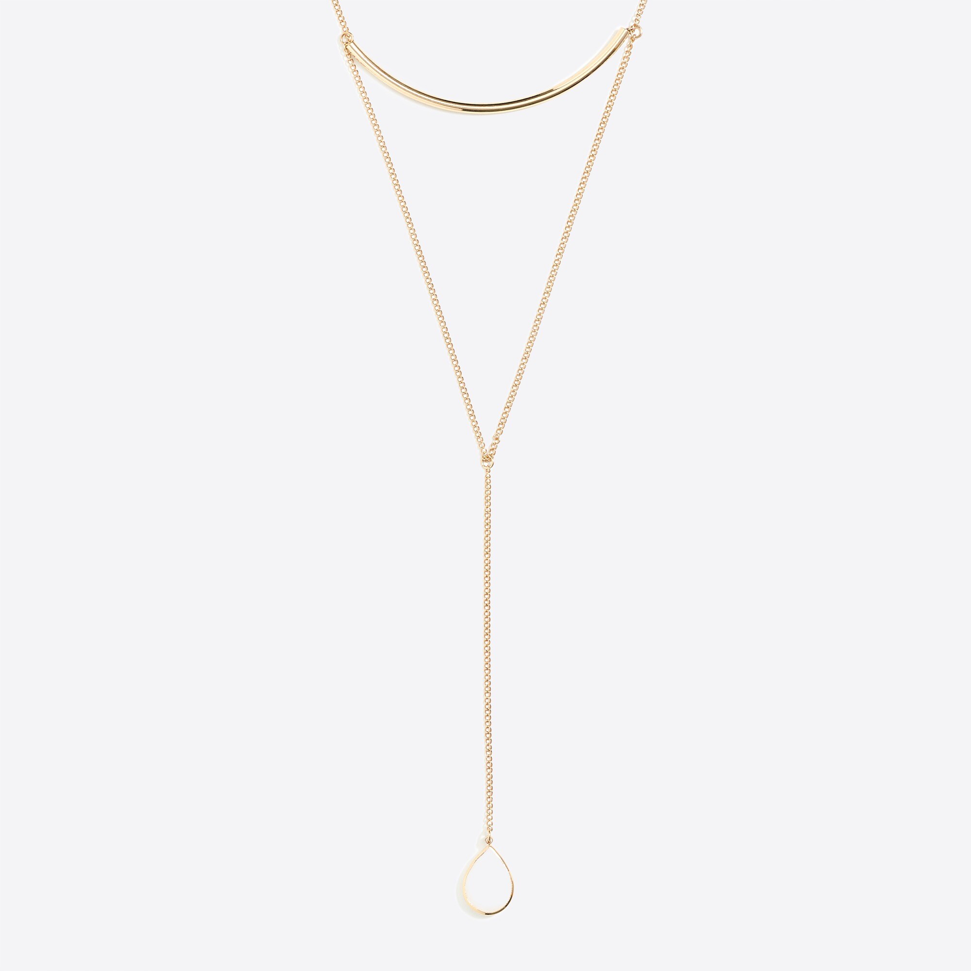 Raindrop Y-necklace