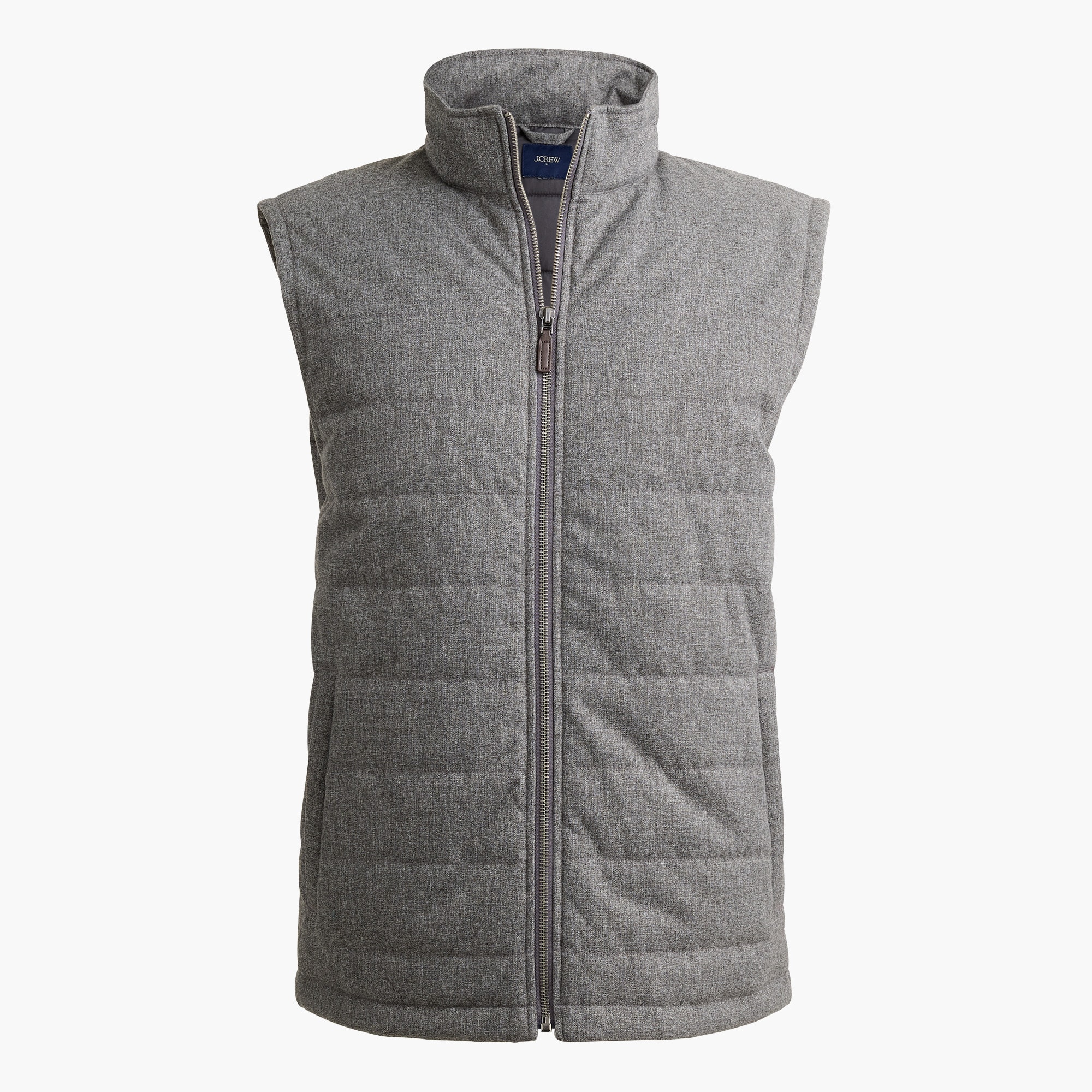 Quilted zip-up vest