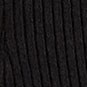 Ribbed sweater-dress BLACK