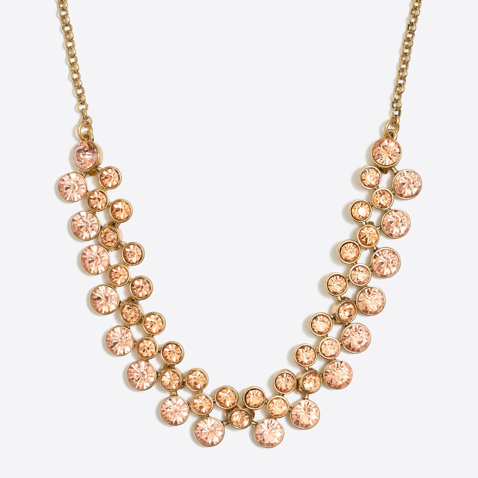 Crystal bubbles necklace