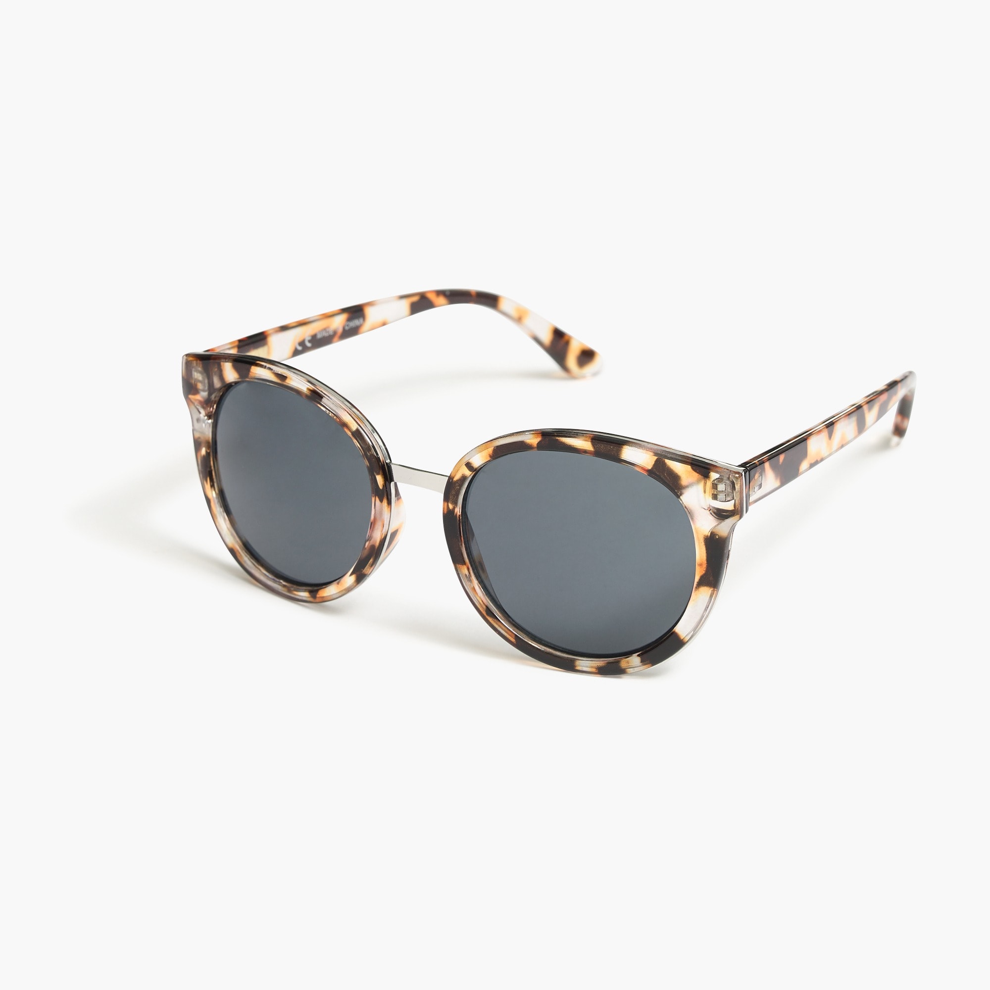 Sunglasses with metal detailing