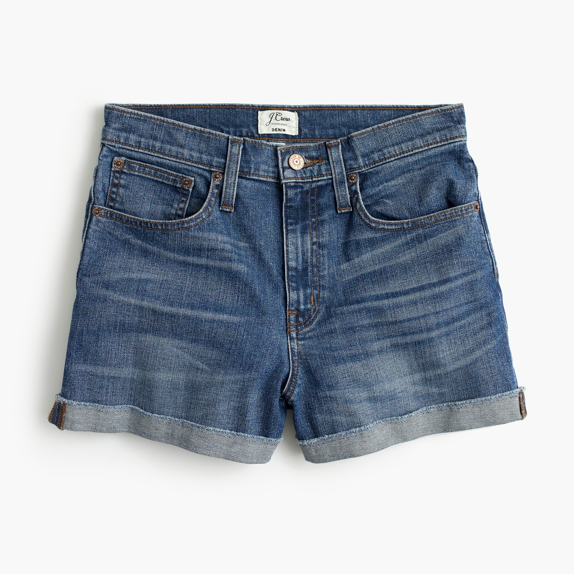 womens jean shorts with pockets hanging out