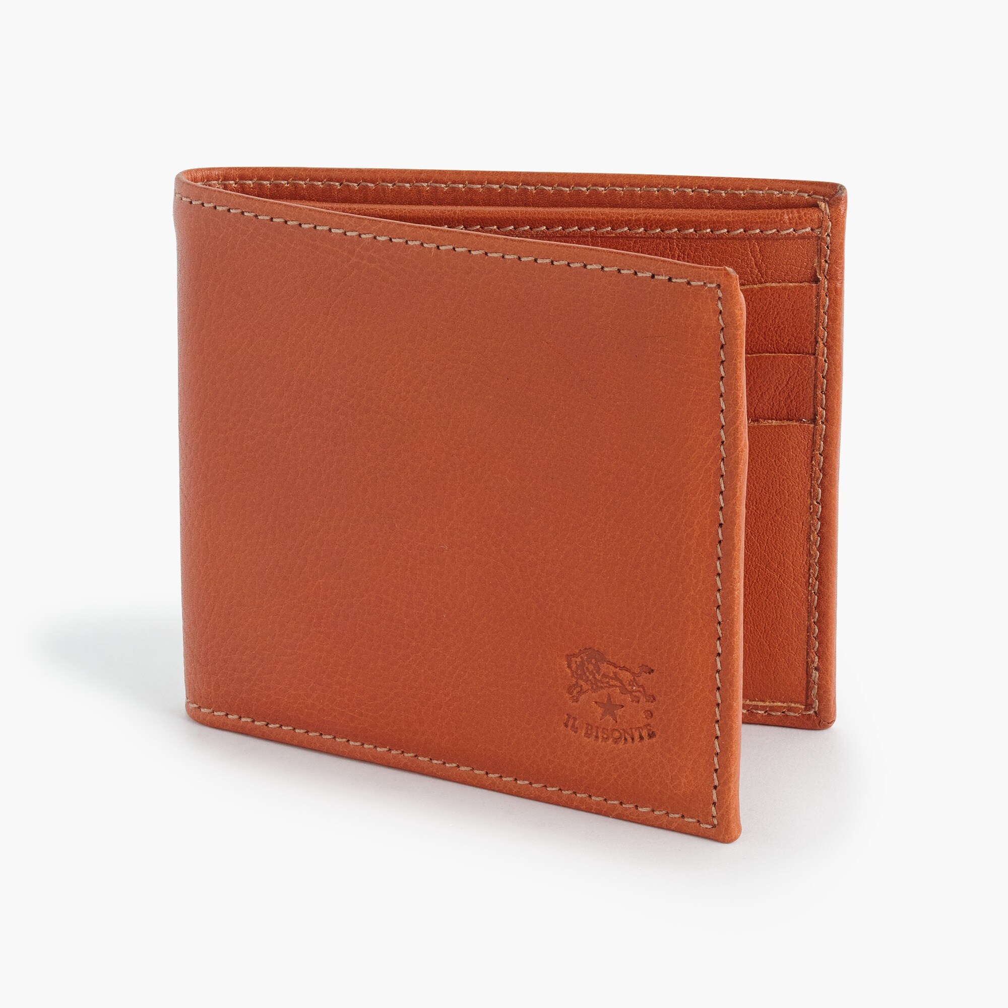 IL Bisonte® Leather Card Wallet For Men | J.Crew