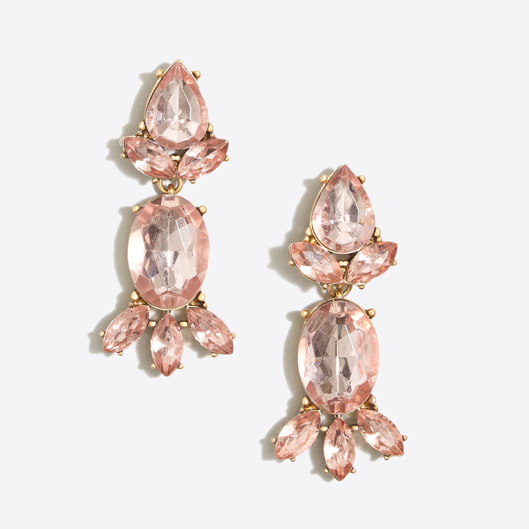 Crystal statement dangle earrings
