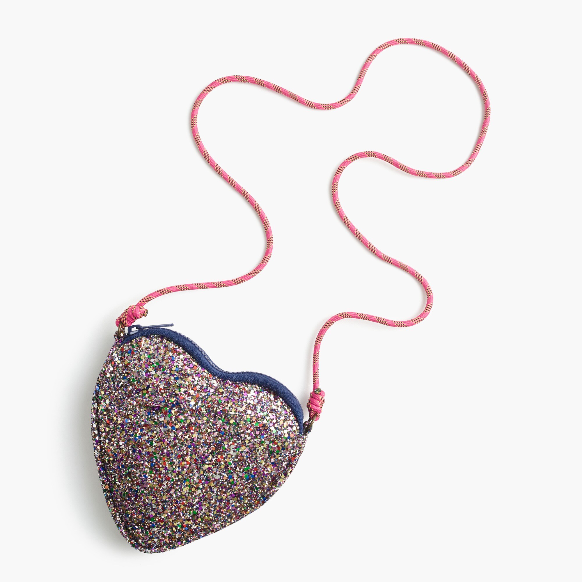 Glitter heart bag