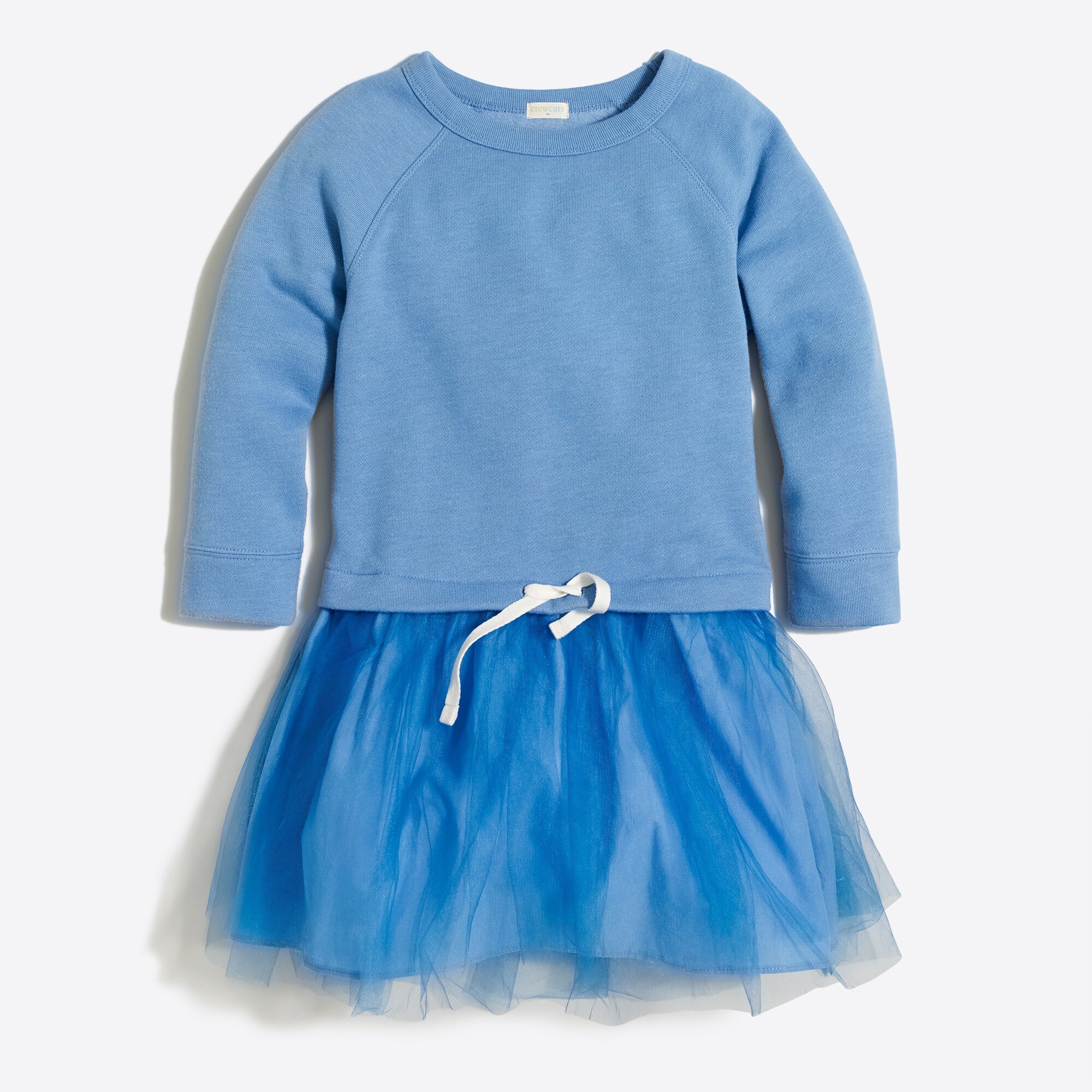 Girls' sweatshirt tulle dress