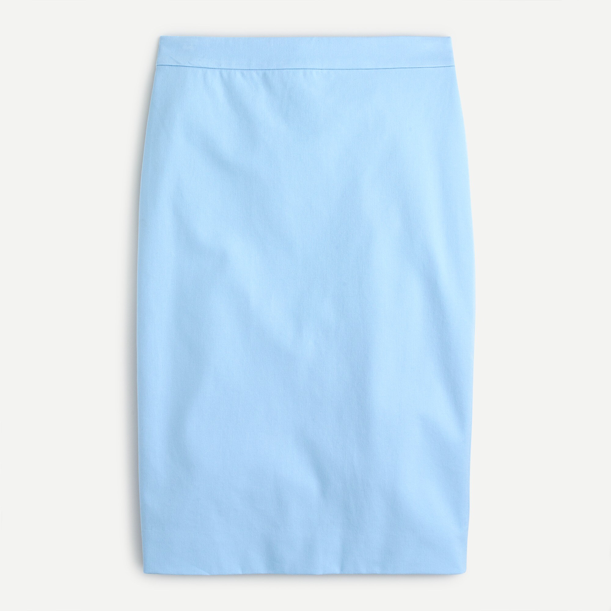 j crew stretch denim pencil skirt