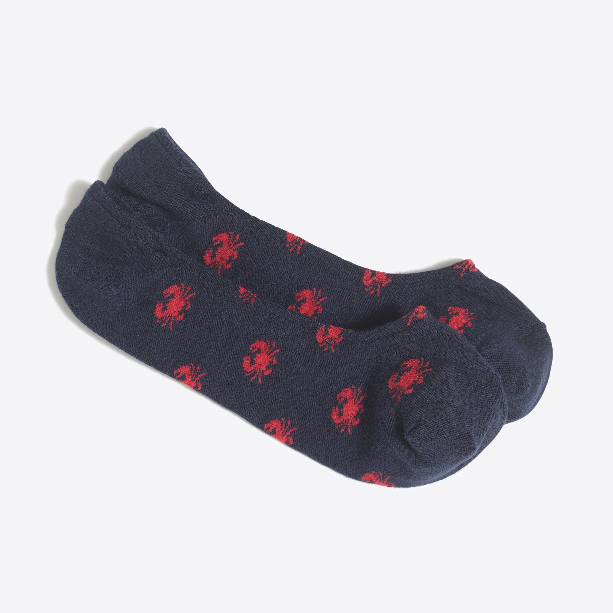 Crab no-show socks