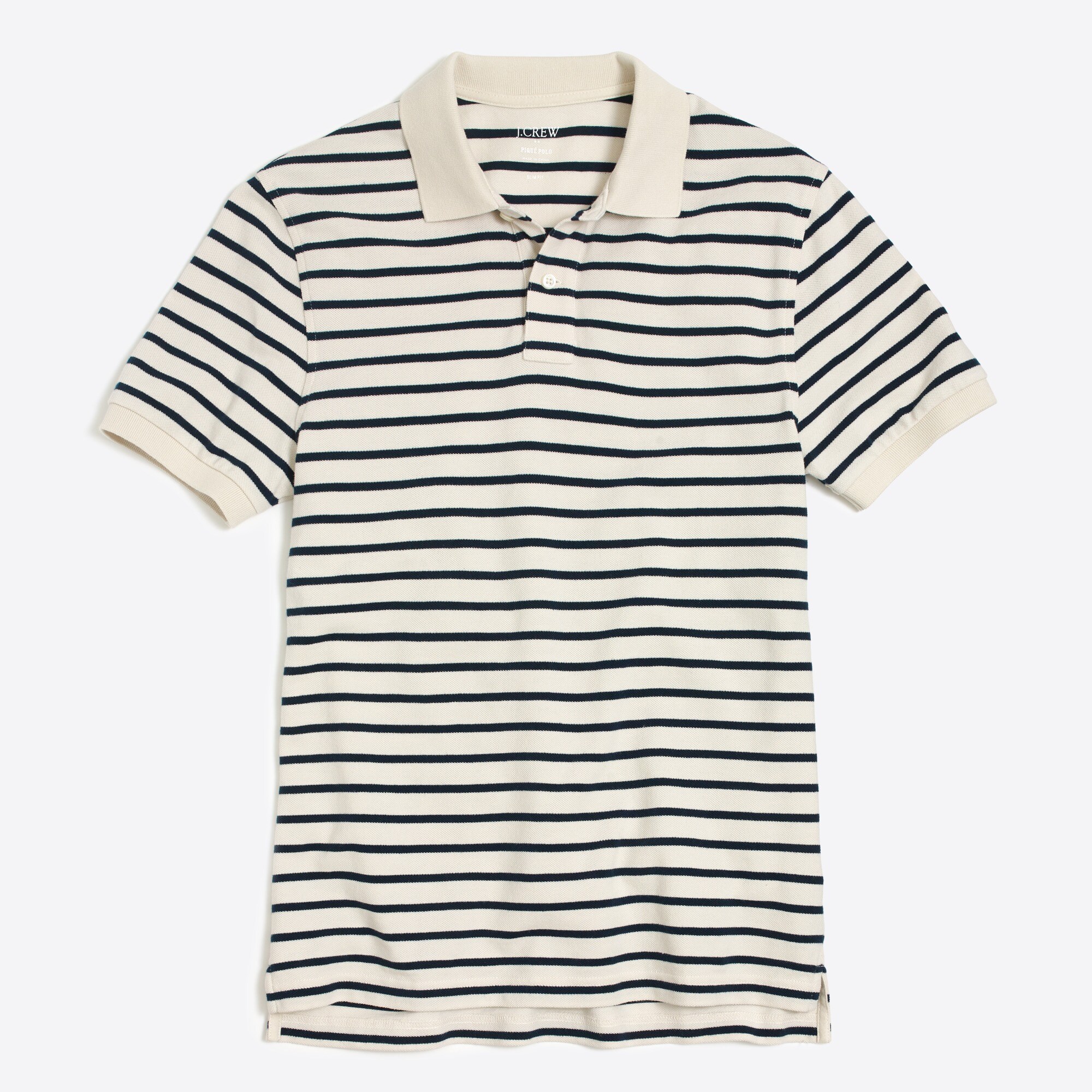 Deck-striped polo