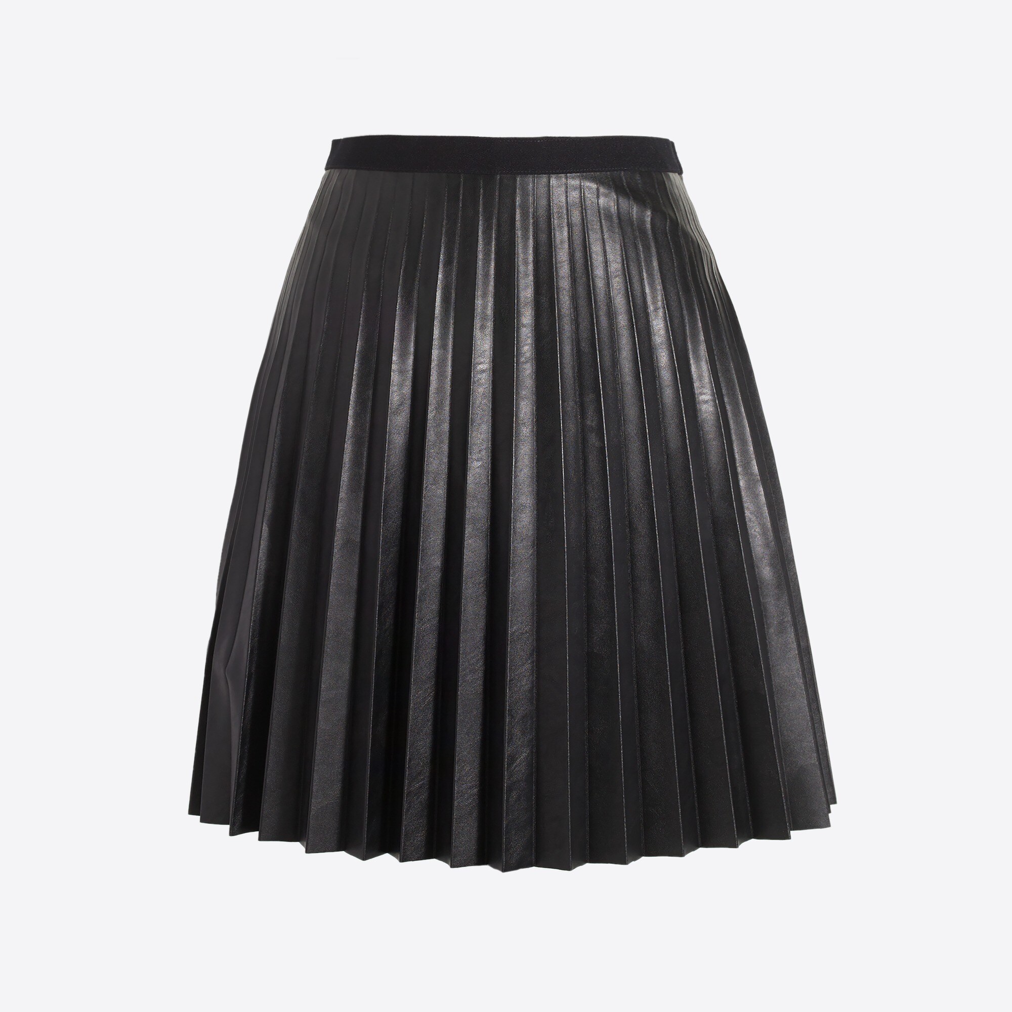 faux-leather mini skirt for women