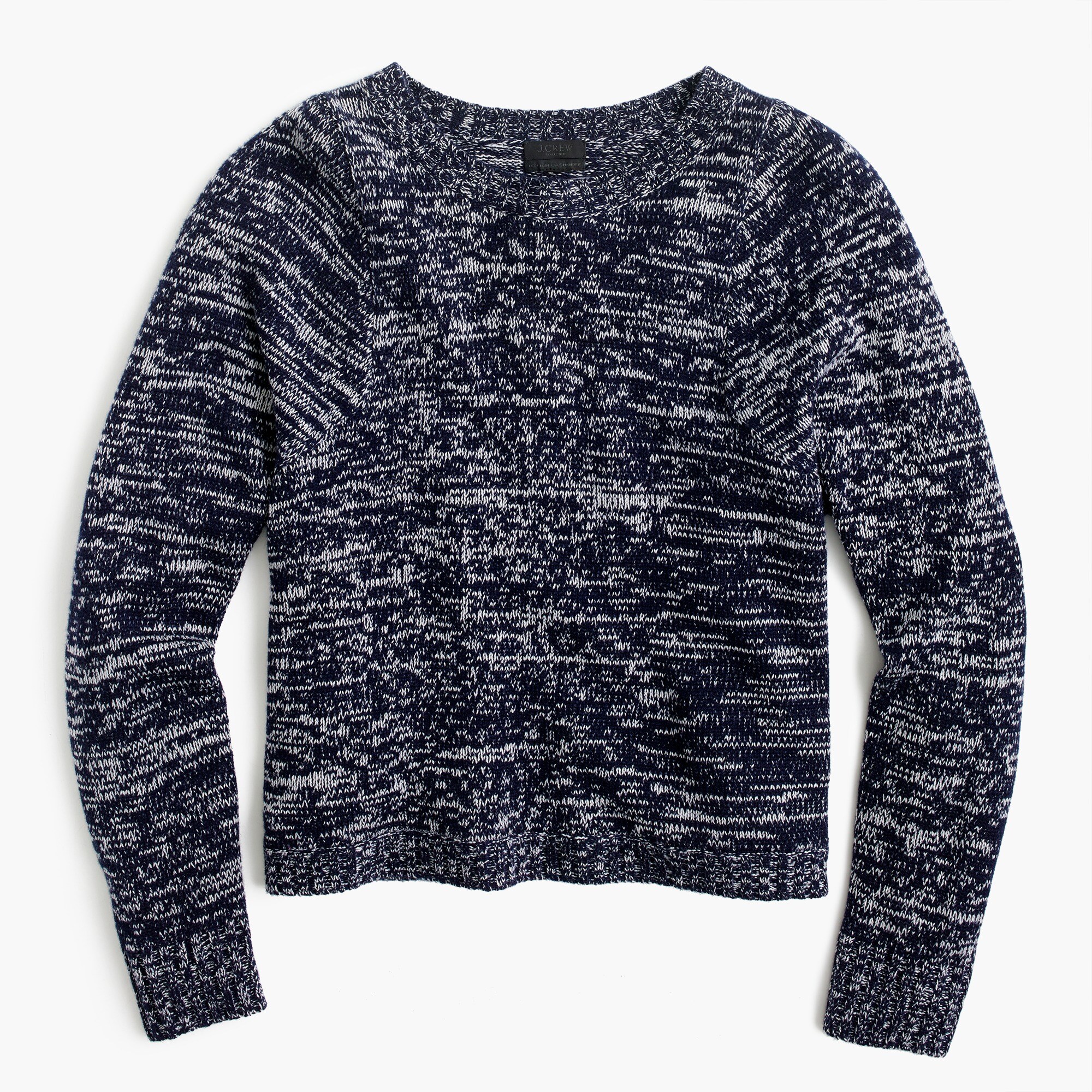 Italian cashmere marled crewneck sweater Women sweaters J.Crew