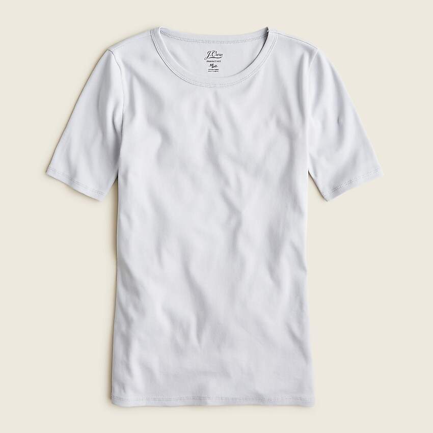 j.crew: slim perfect t-shirt for women, right side, view zoomed