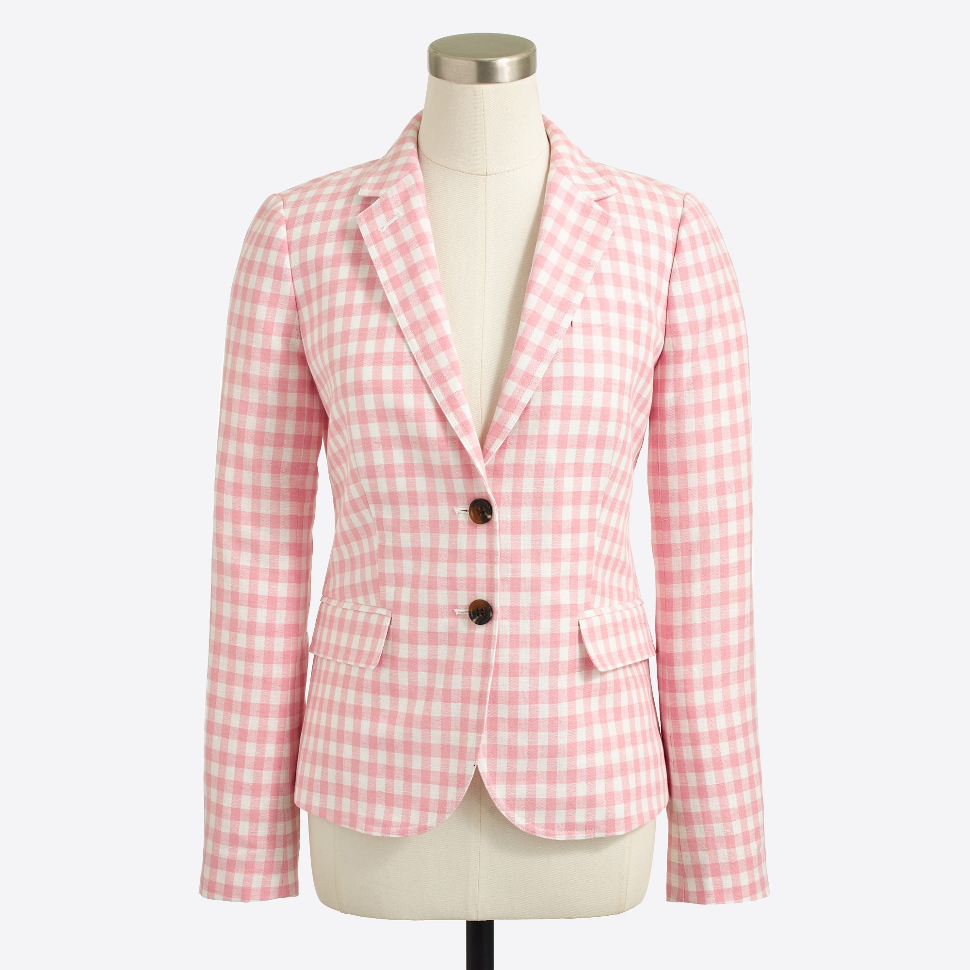 Gingham schoolboy blazer