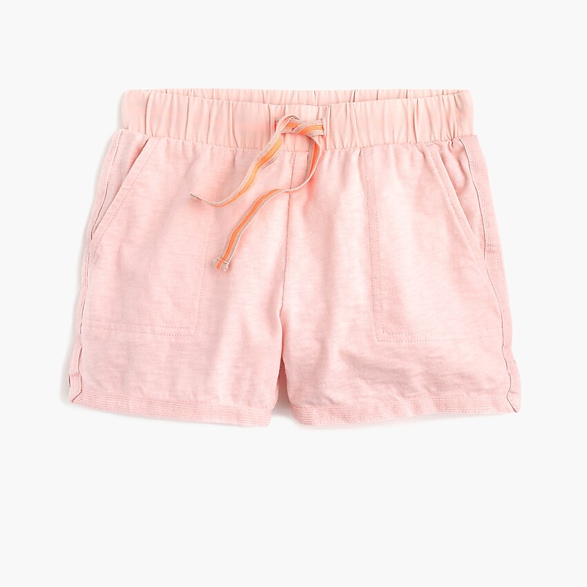 J.Crew: Girls' Pull-on Short In Cotton Jersey